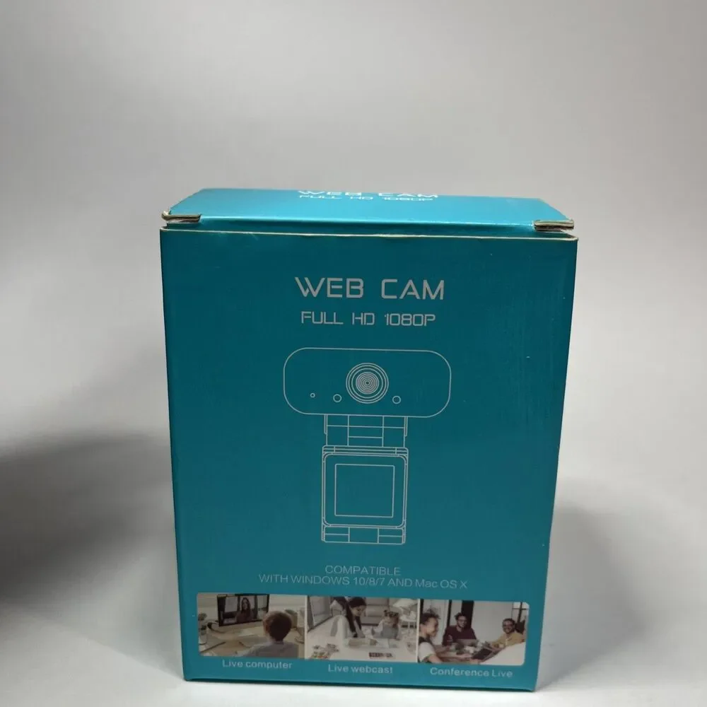 1080P Full HD USB Webcam for PC Desktop & Laptop Web Camera with Stand